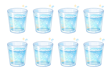 コップに入った水