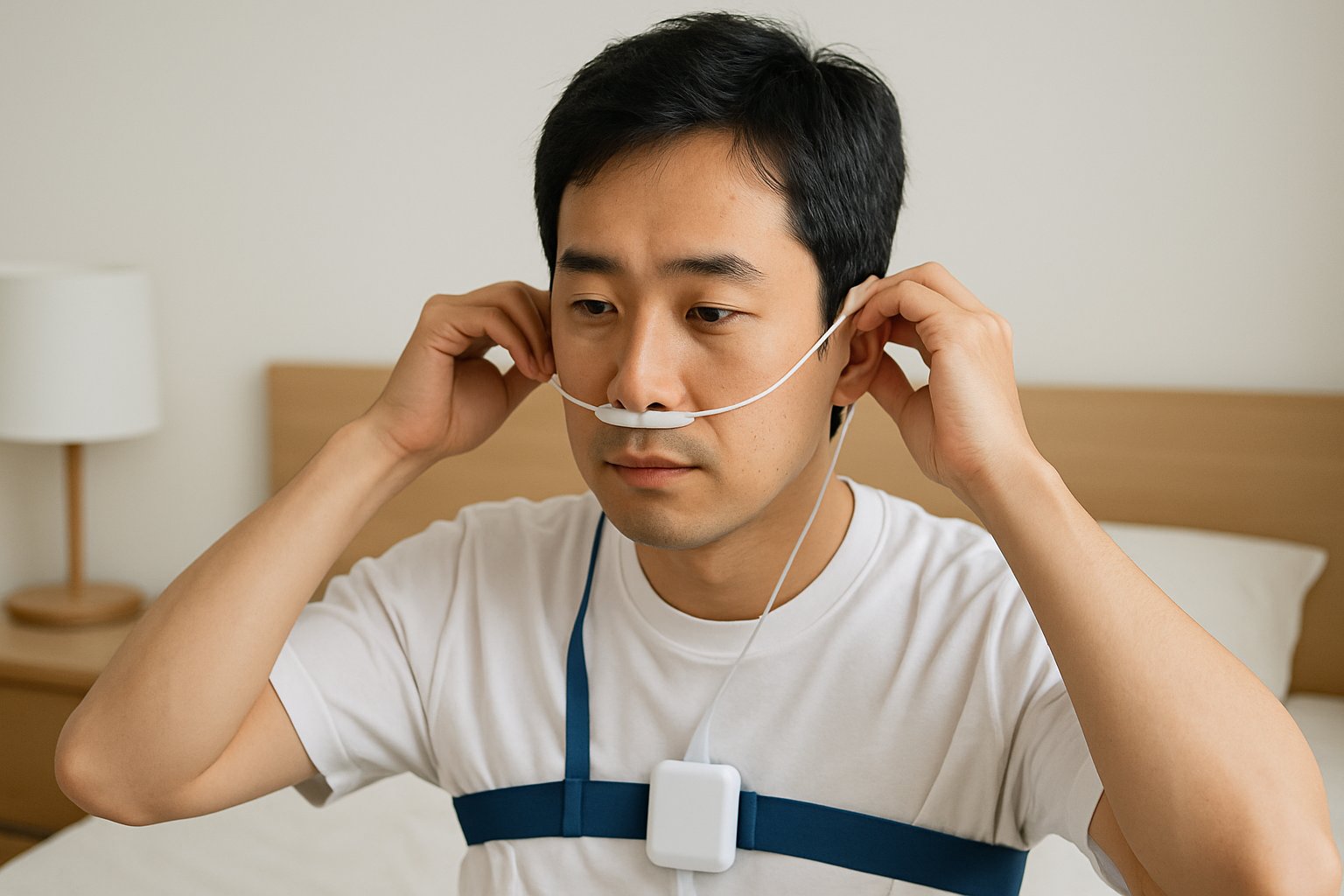 睡眠時無呼吸症候群の検査と治療の流れ（家庭での準備）