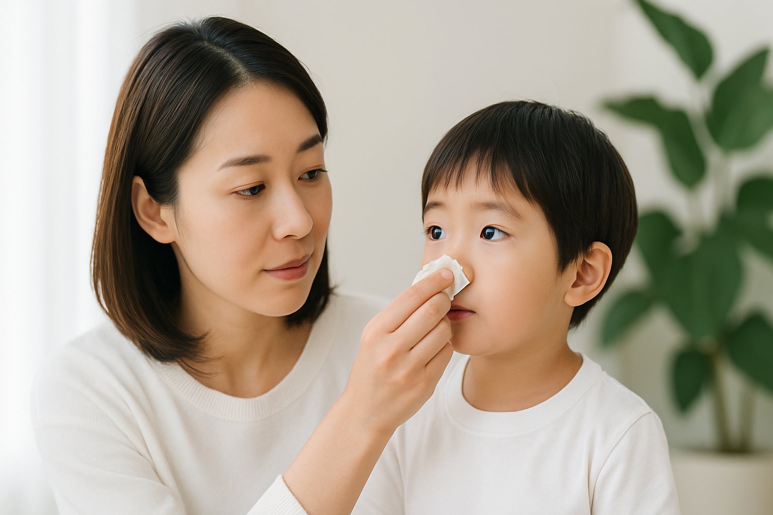 日常でできる小児の鼻づまりケアと簡単セルフチェック法