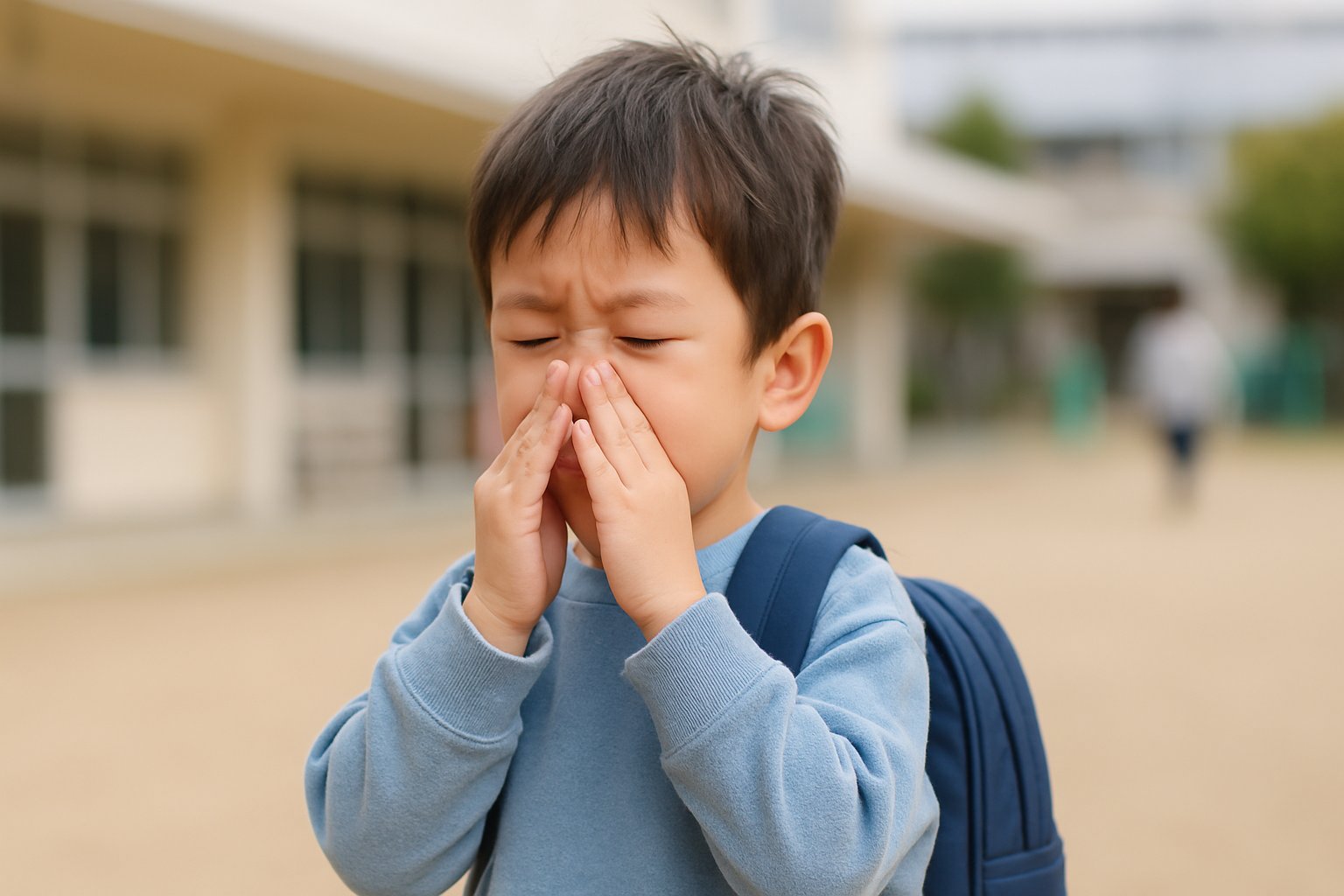 小児の鼻づまりと学校生活：登園時の対応と連絡のポイント