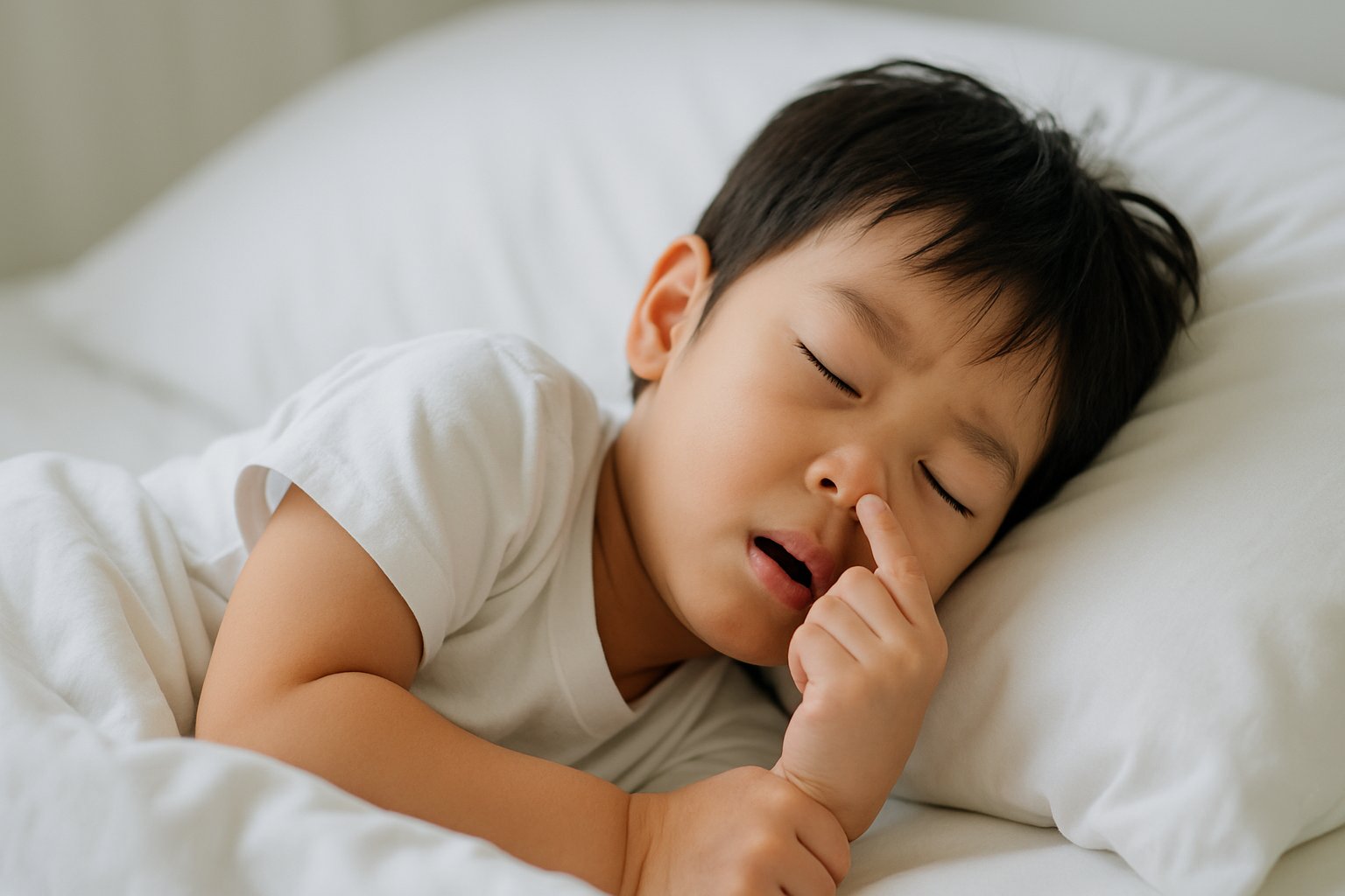 小児の鼻づまりと睡眠への影響：対処と治療ガイド