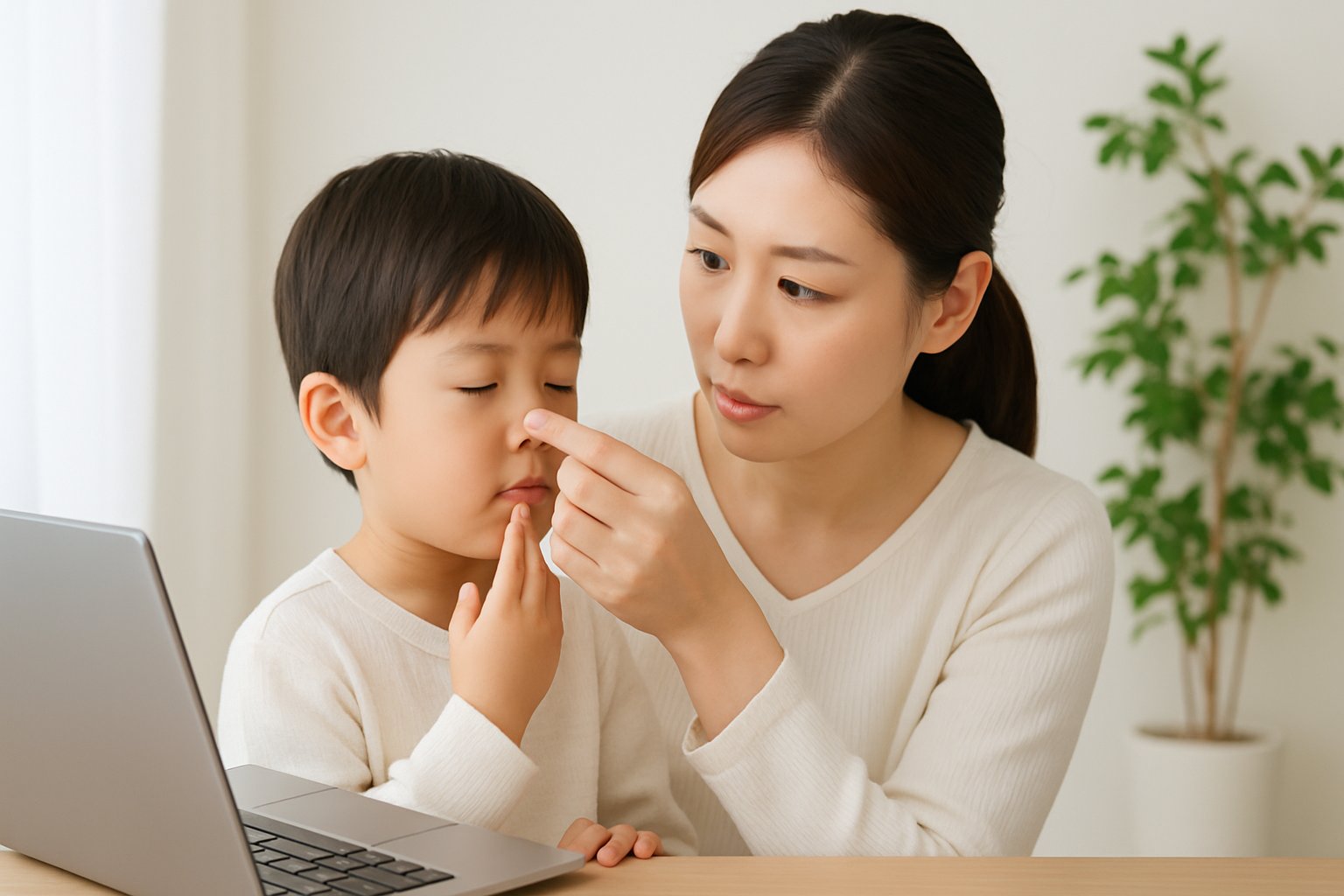 小児の鼻づまりと受診前のセルフチェック法ガイド