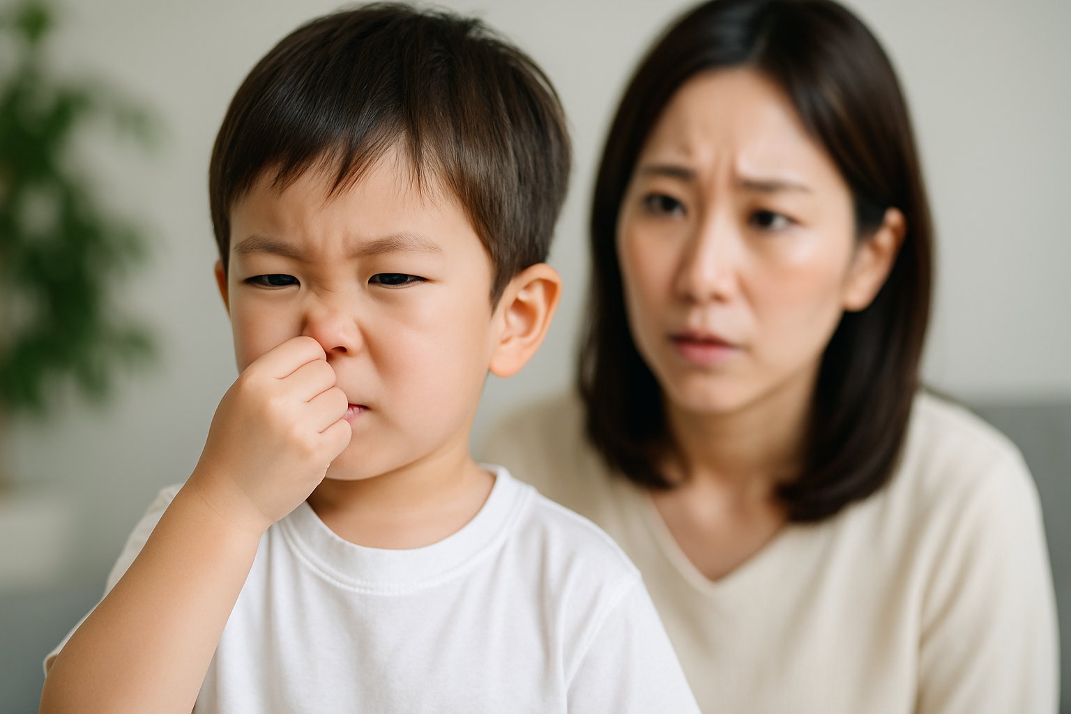 小児の鼻づまりと受診前のセルフチェック法