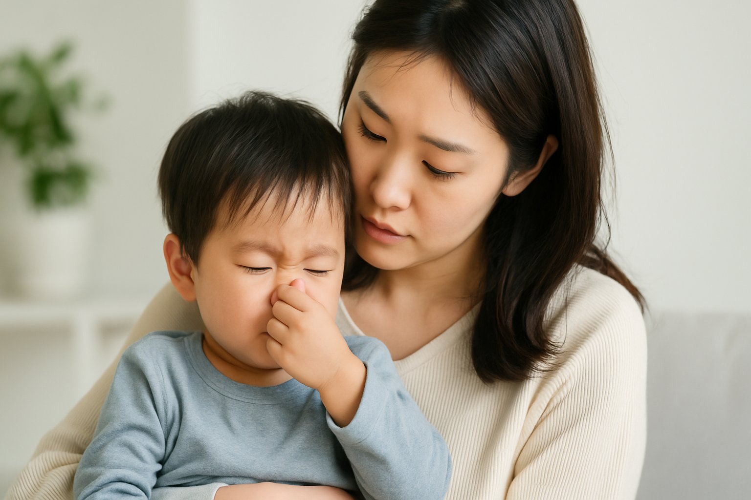 小児の鼻づまりと受診のタイミング　判断と対応のポイント