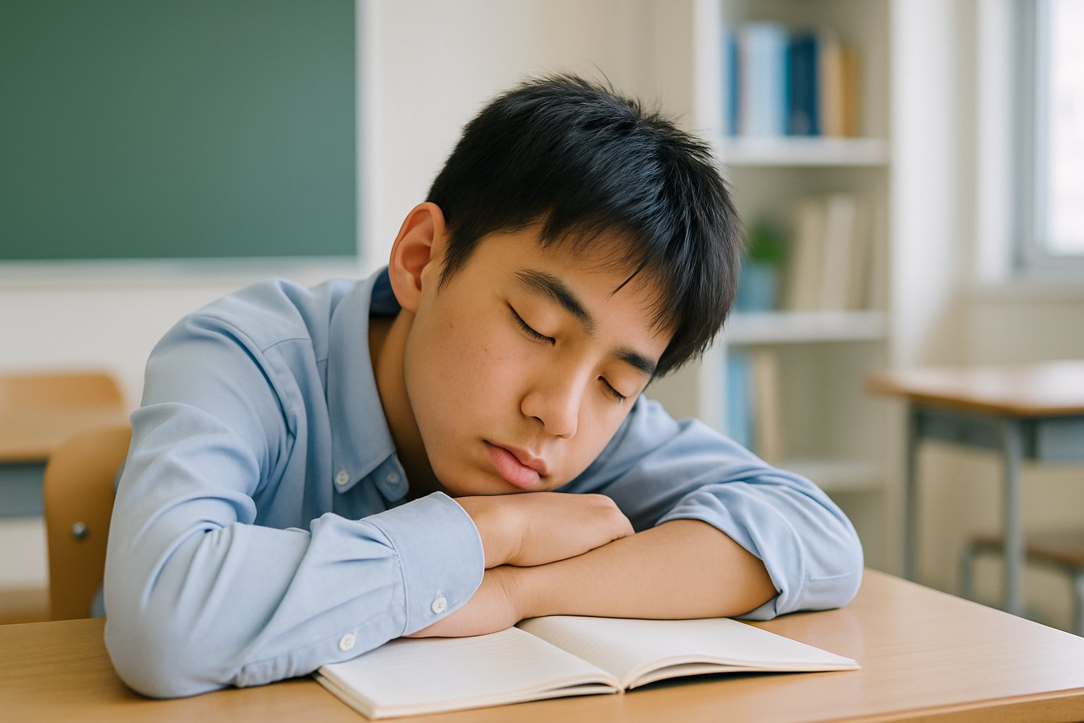 学校での昼間の眠気と生活リズム改善ガイド