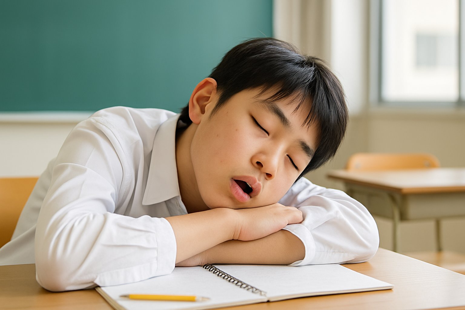 学校での昼間の眠気といびきの具体的対策ガイド