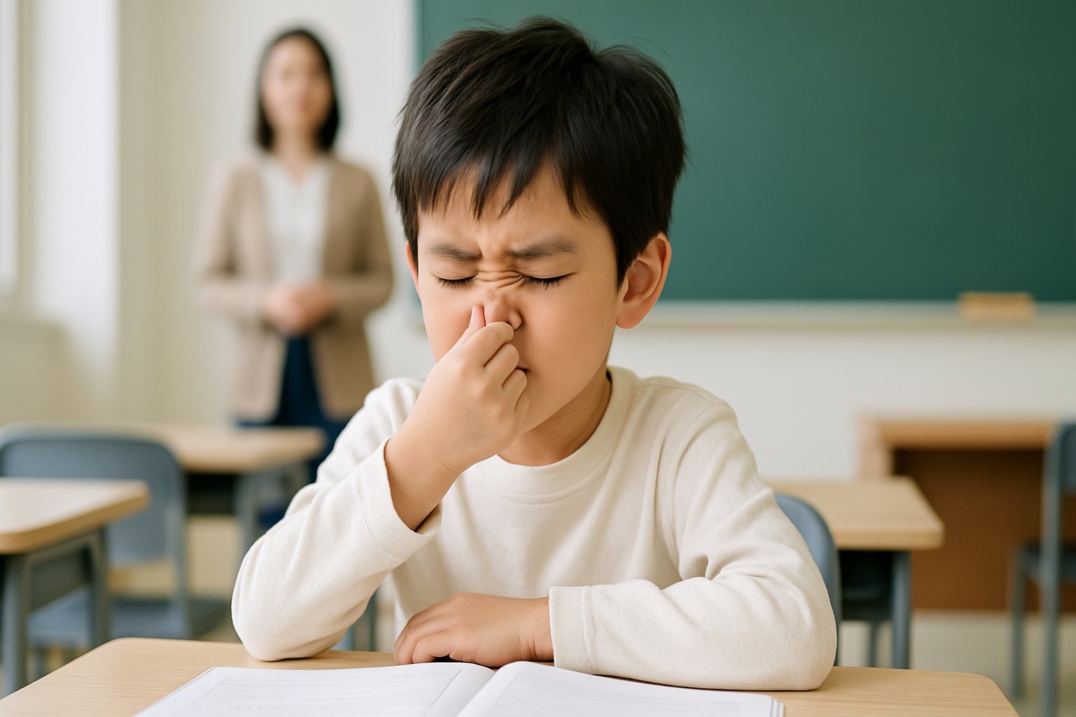 小児の鼻づまりと学校生活の対応ガイド（登校と治療を考える）