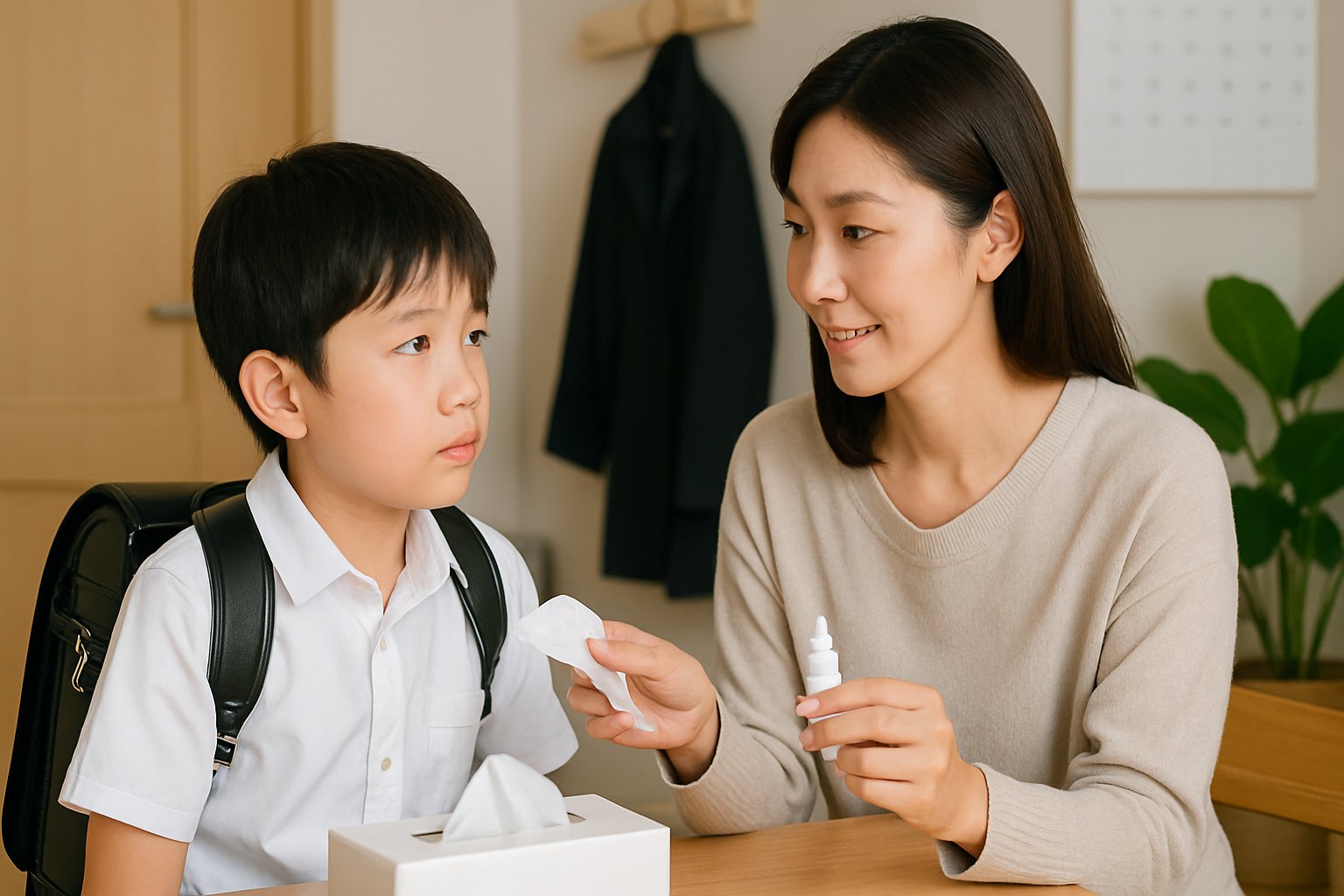 学校生活での鼻炎対策と登校時セルフケア〜保護者と子どものために〜