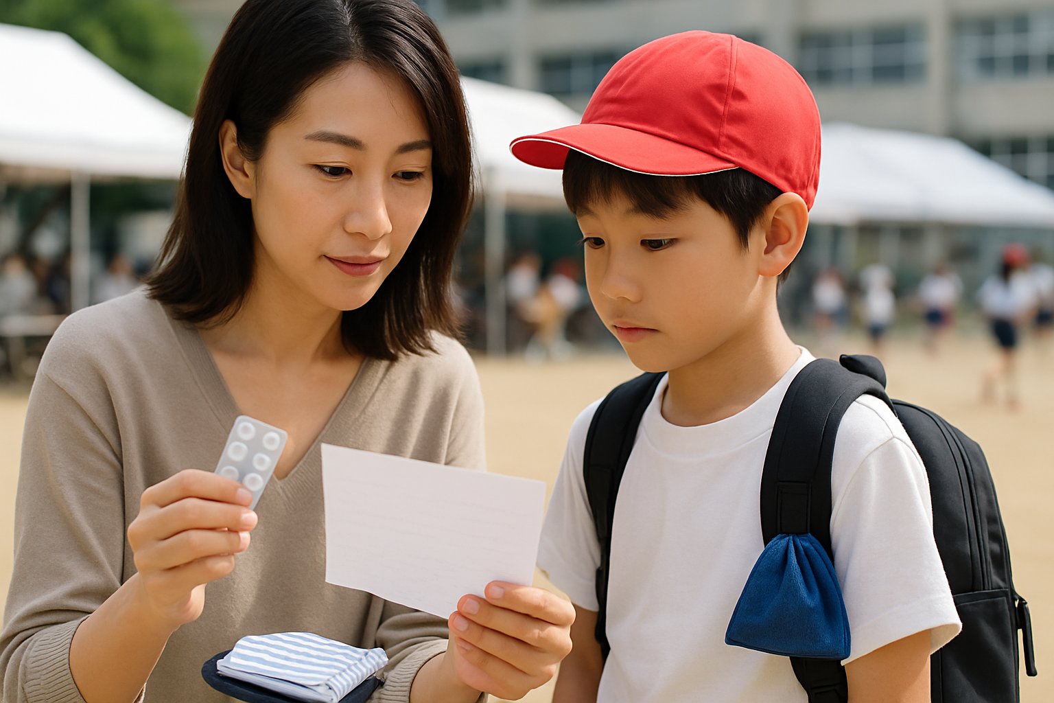 行事当日の応急対処と教員への伝え方ガイド