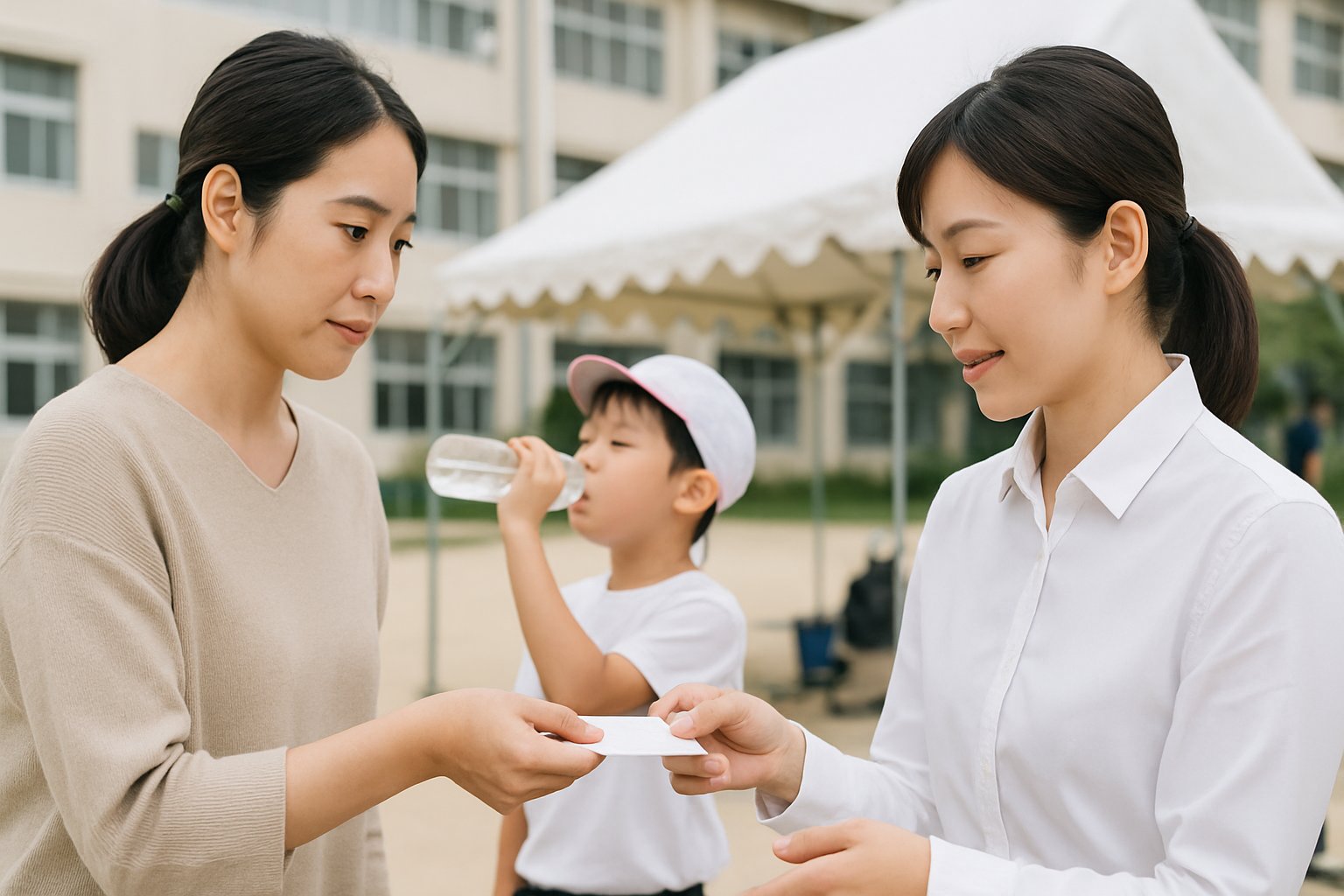 行事当日の応急対処と教員への伝え方ガイド