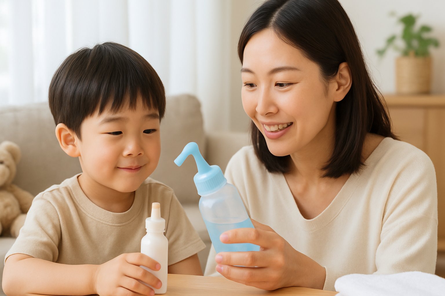 小児の鼻洗浄と家庭での使い分けガイド：親が知るべき実践ポイント