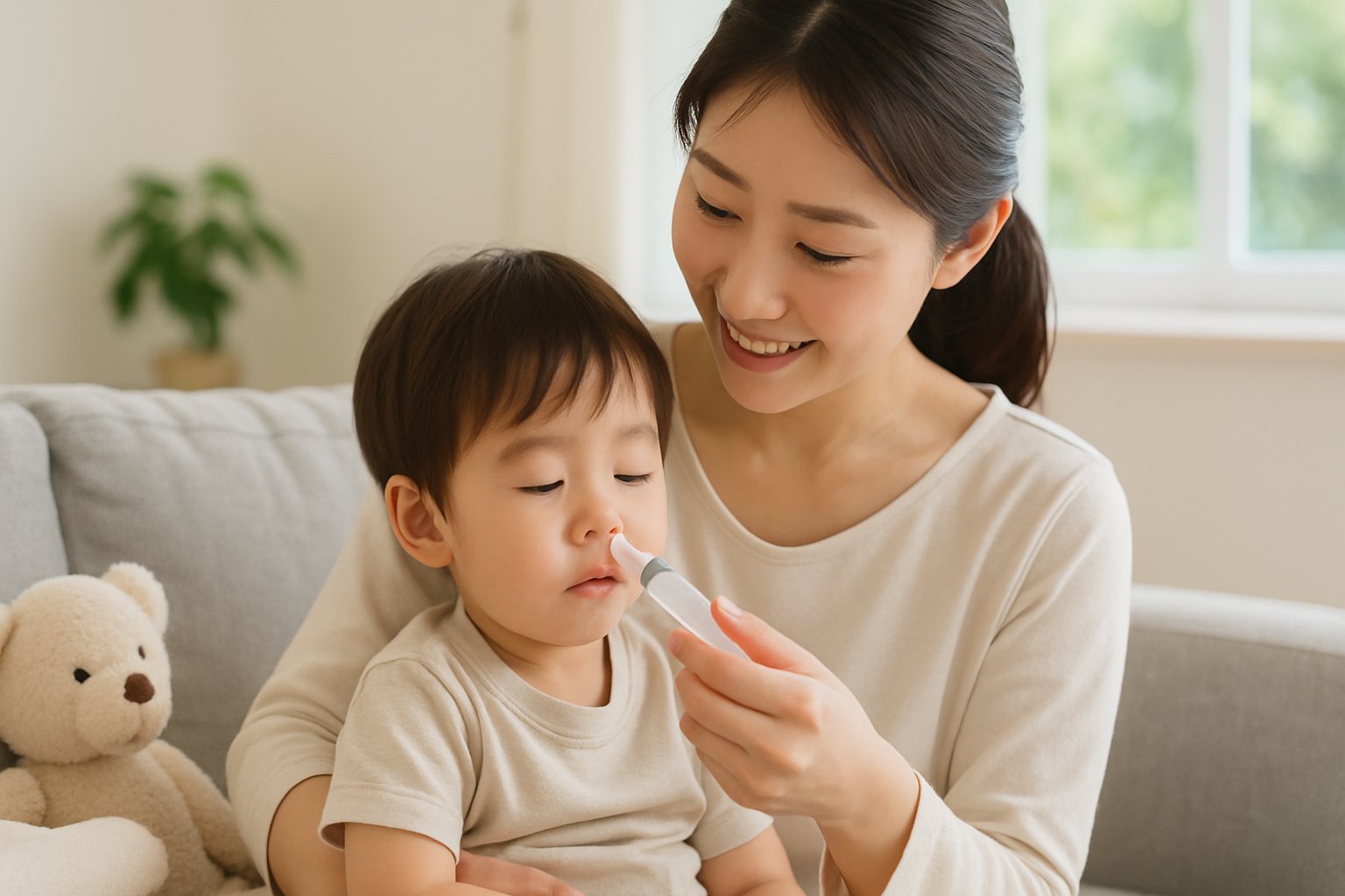 小児の鼻洗浄のタイミングと具体的な方法をやさしく解説