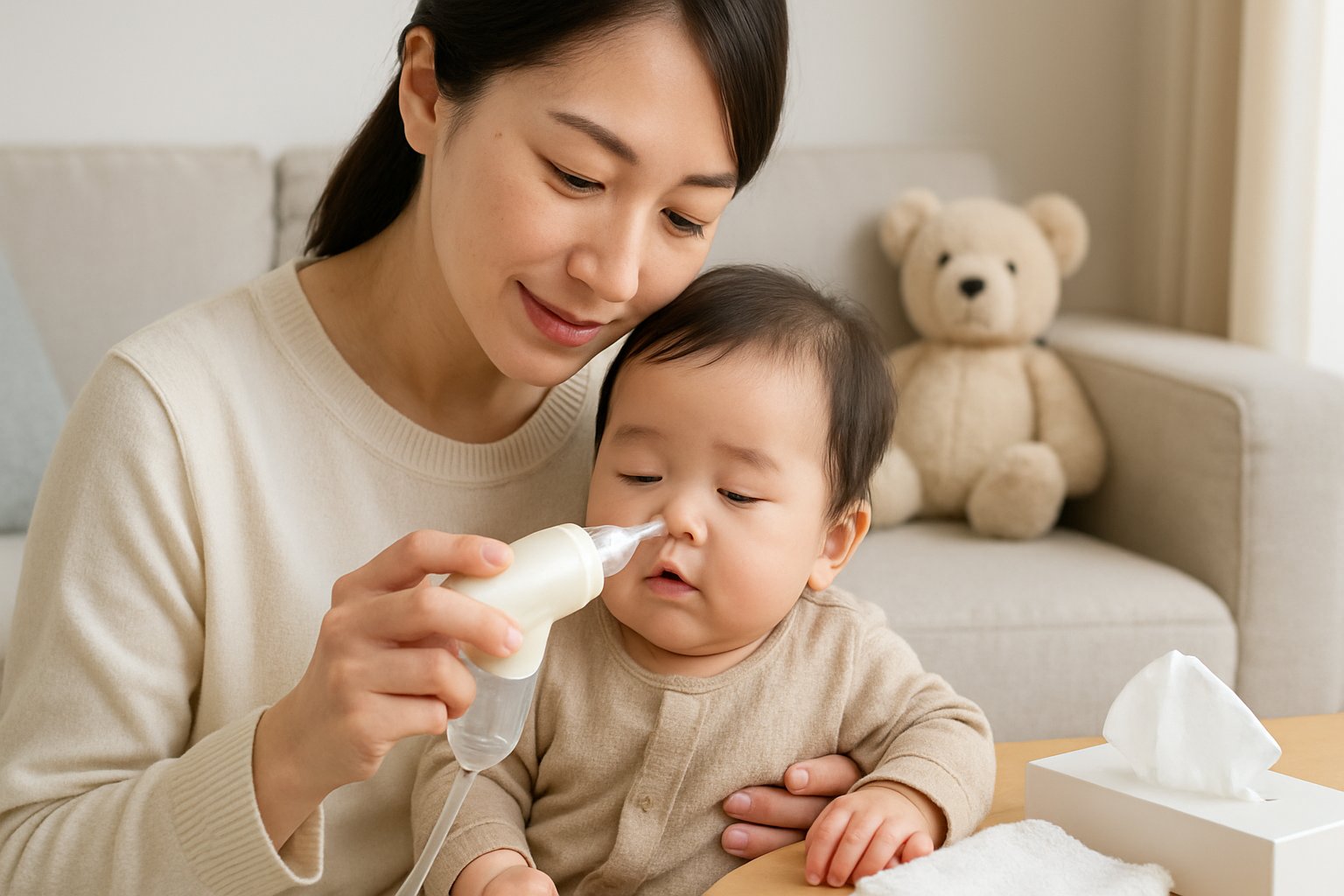 小児の鼻吸引器の選び方と使い方｜家庭での実践ガイド