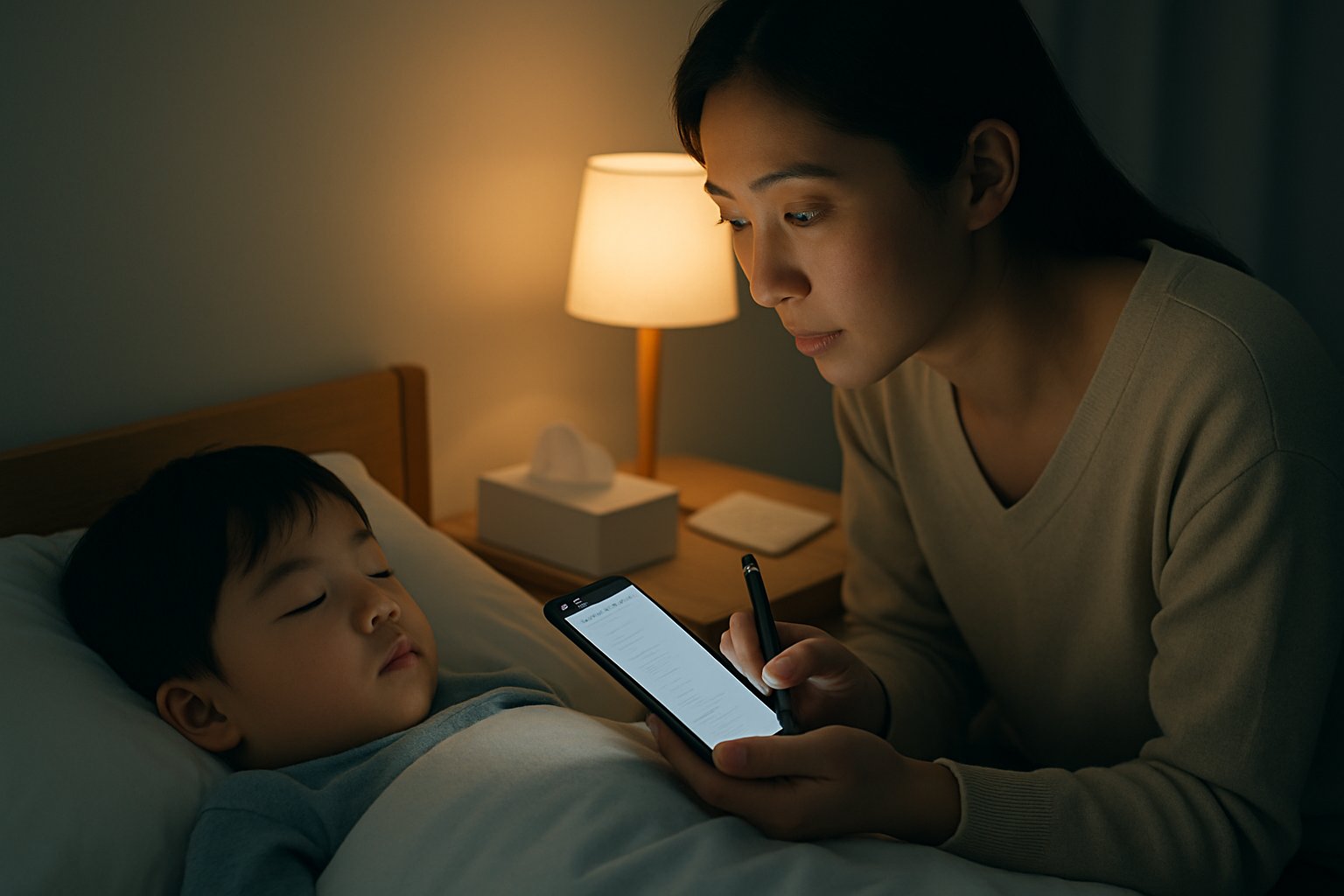 子どものいびきで受診を考える目安｜家庭で見るポイント