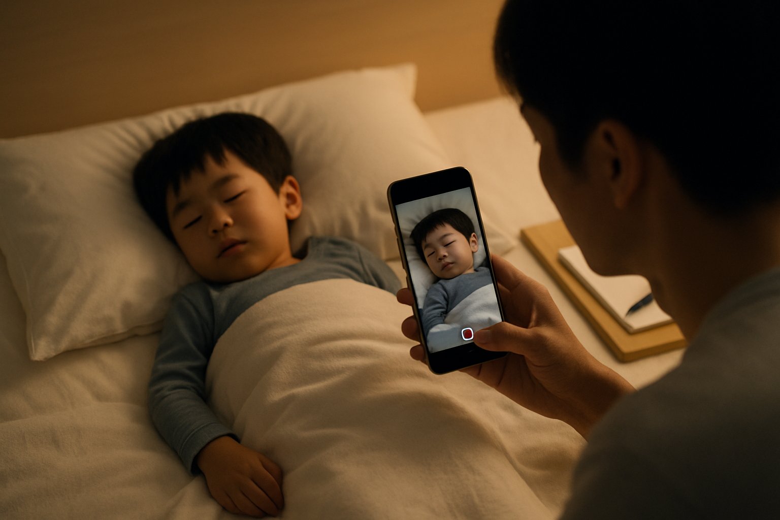 子どものいびきと睡眠時無呼吸を家庭で確認するポイント