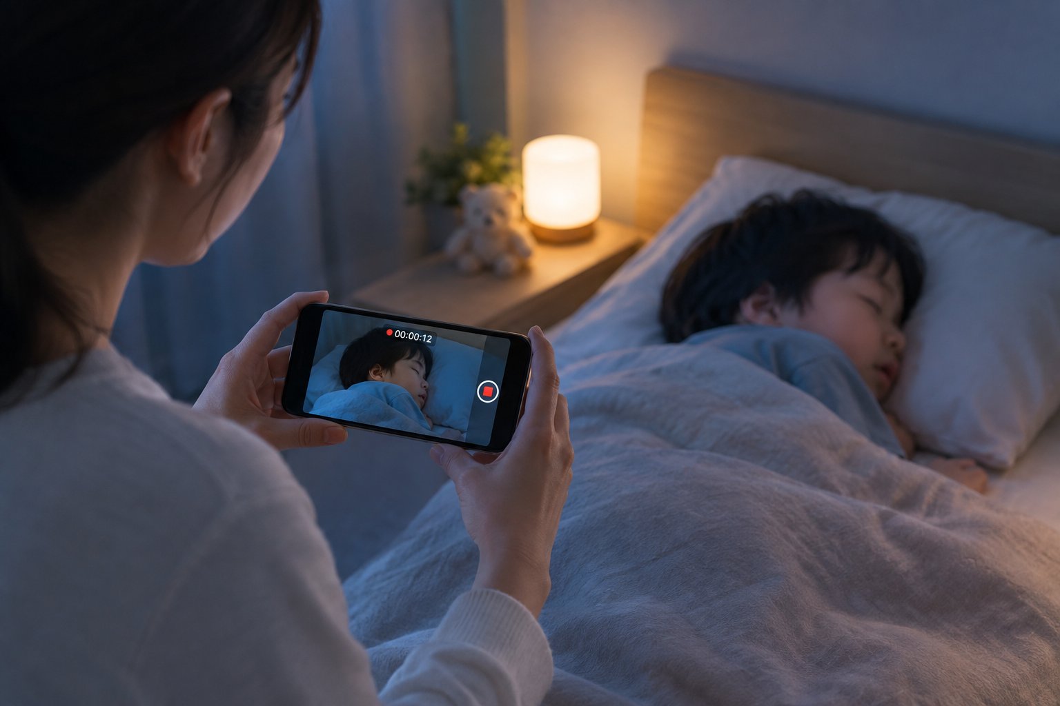 子どもの扁桃腺・アデノイドといびきの関係