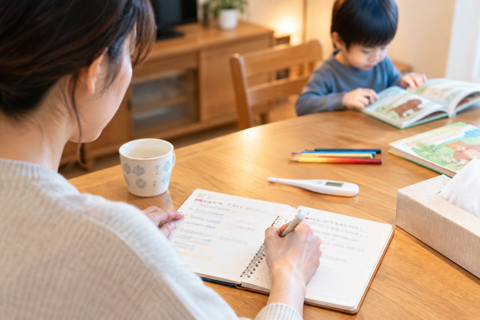 子どもの滲出性中耳炎で家庭から伝えたい症状の記録