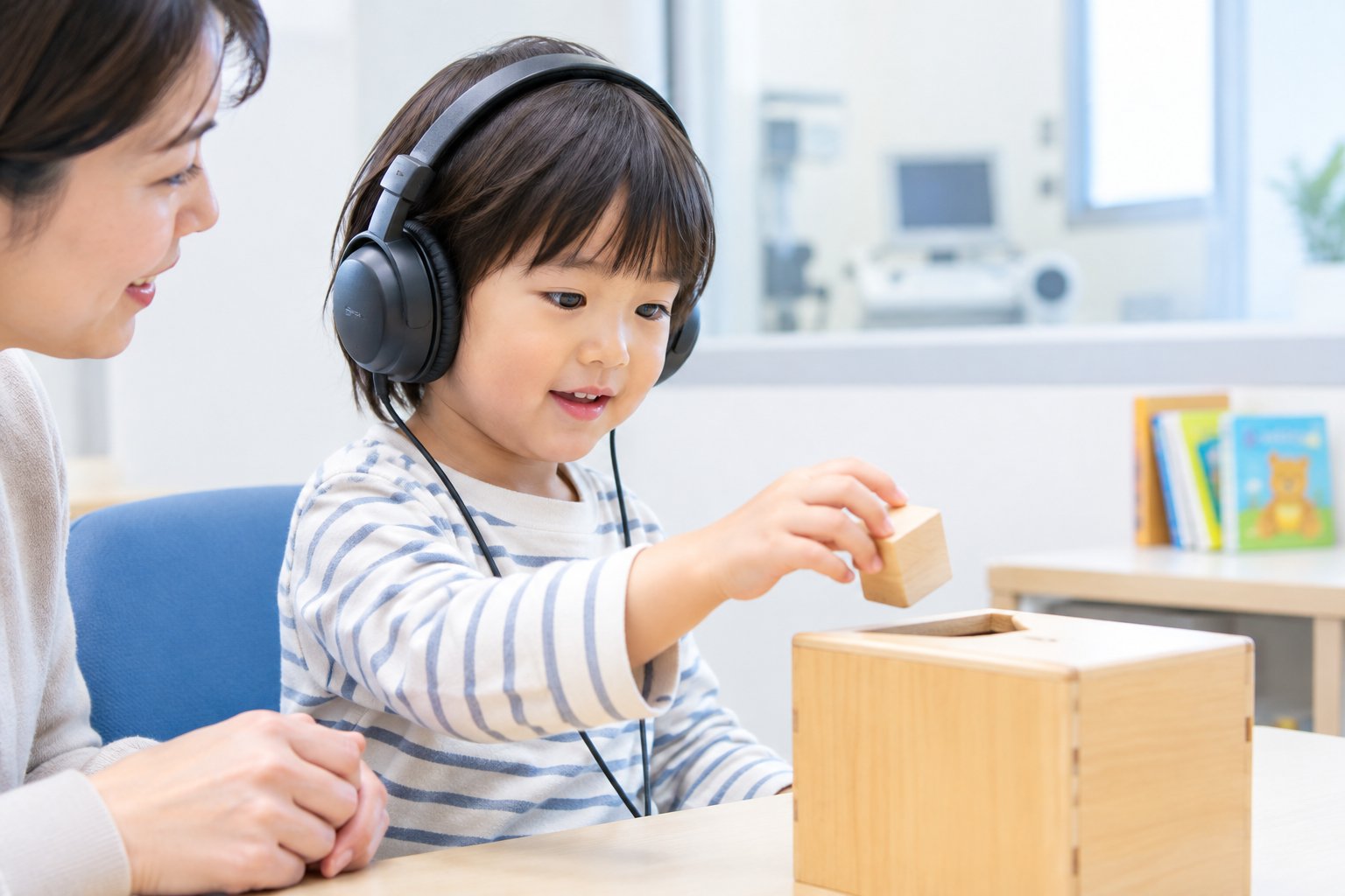 子どもの滲出性中耳炎で聞こえの検査を受ける時の準備